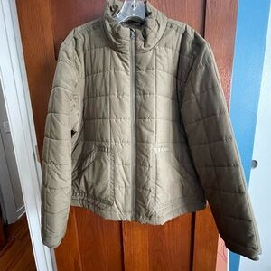 Olive Quilted Jacket